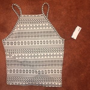 Garage white/black design top, size XS